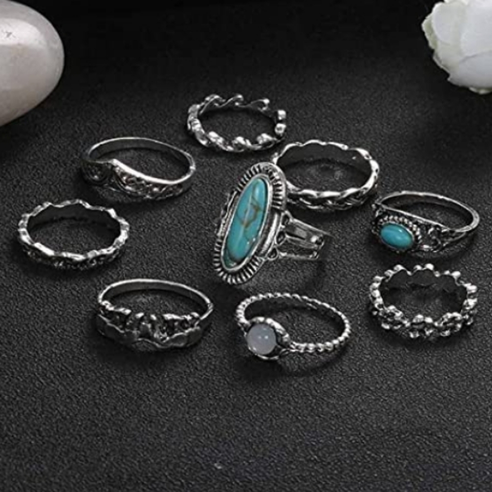 45 Boho Chic Stackable Knuckle Rings NWT - Picture 4 of 6